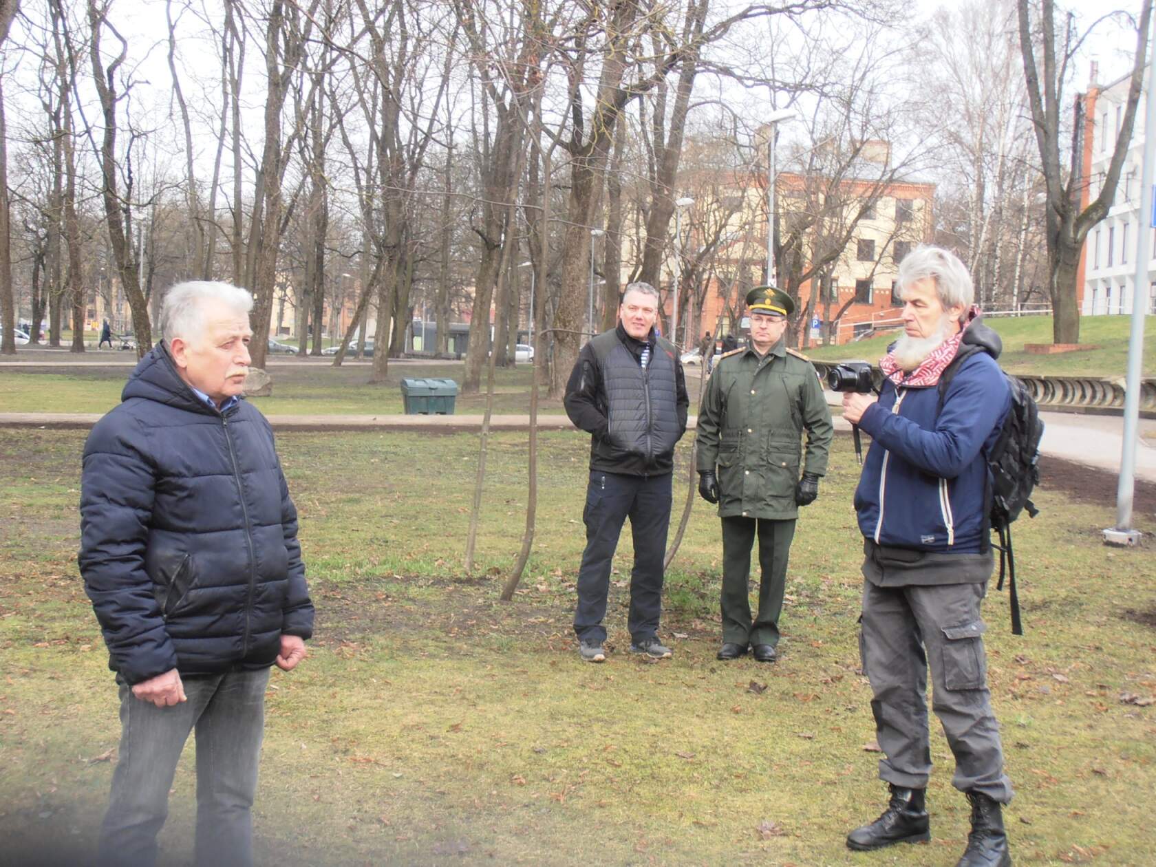 Altenburgs kopā ar Ruslanu Ušakovu pasākuma laikā Rīgā. Foto no sociālajiem tīkliem. 
