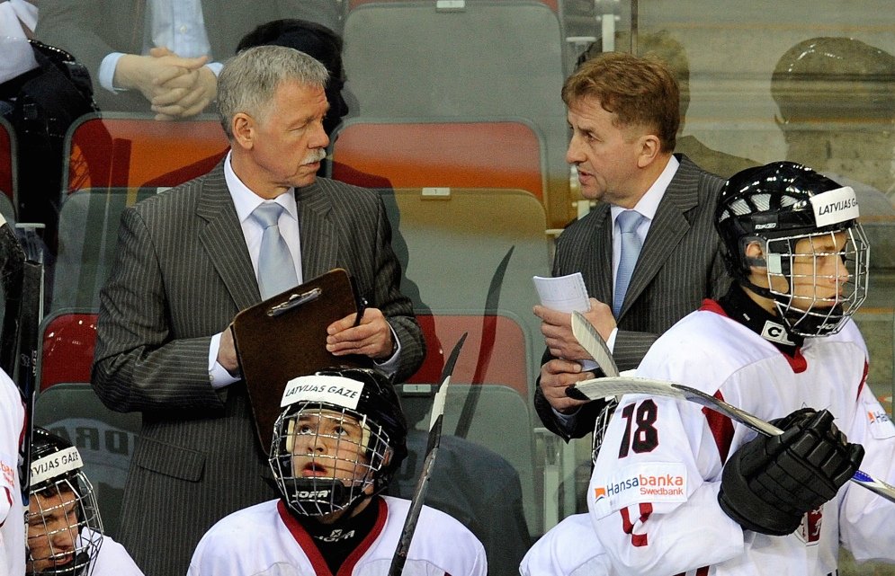 Latvijas hokeja izlases treneri