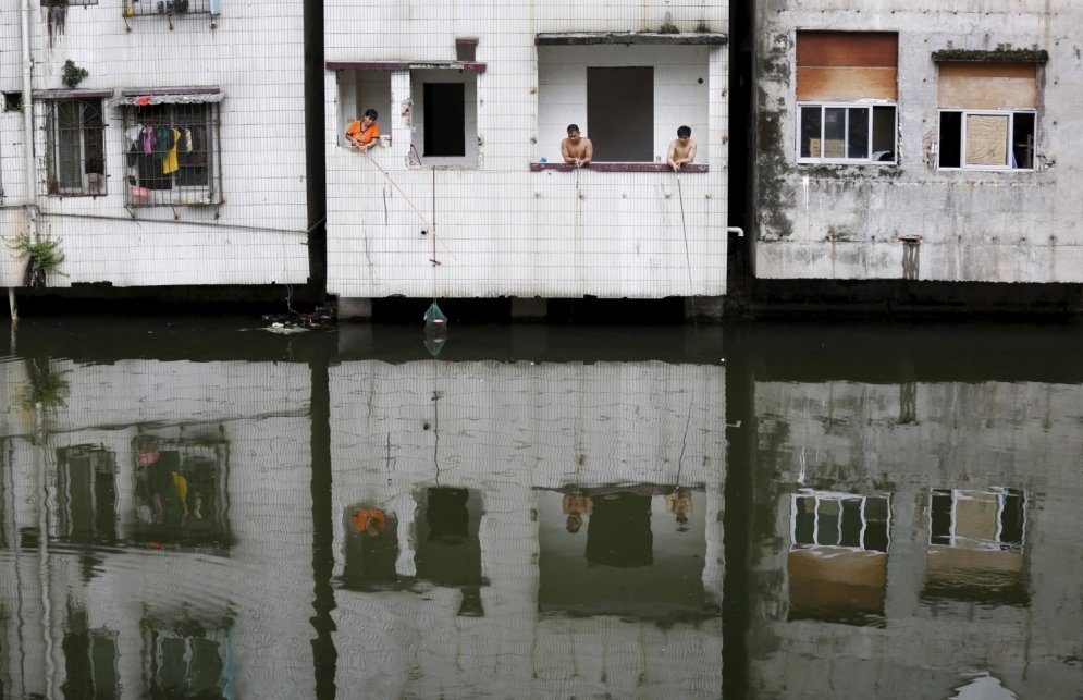 Graustu rajons Ķīnā, kur pa mājas logu var makšķerēt zivis