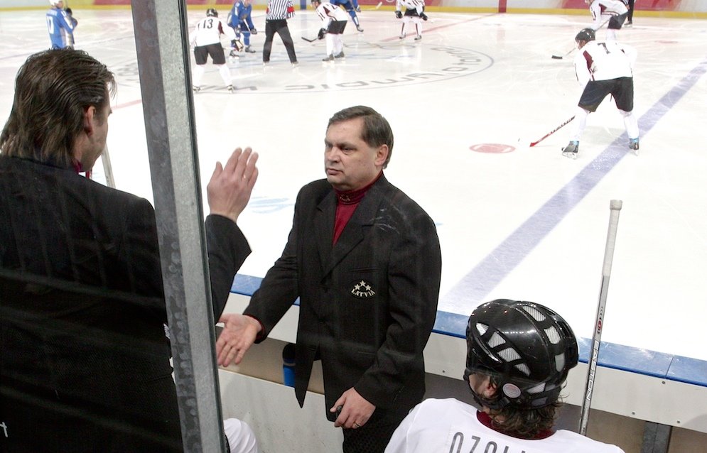 Latvijas hokeja izlases treneri