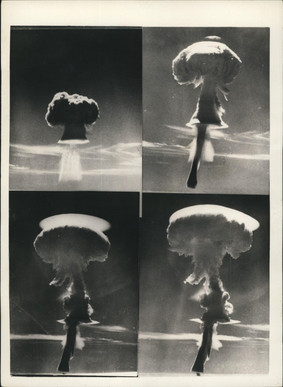 Arhīva foto: Retro atombumbu izmēģinājumi piecdesmitajos gados