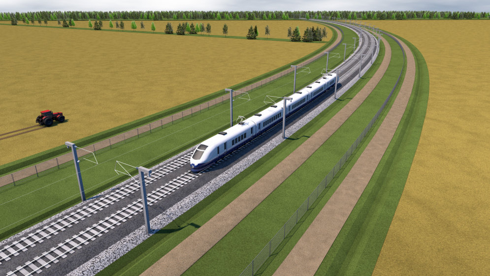 Визуализация: как будет выглядеть спорная железная дорога Rail Baltica за €4 млрд
