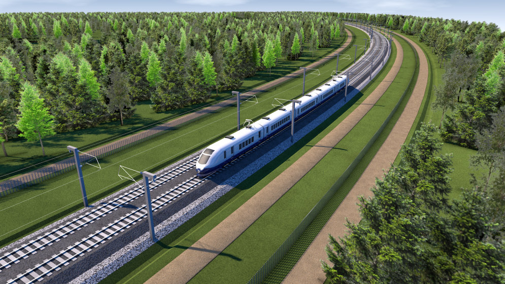 Визуализация: как будет выглядеть спорная железная дорога Rail Baltica за €4 млрд