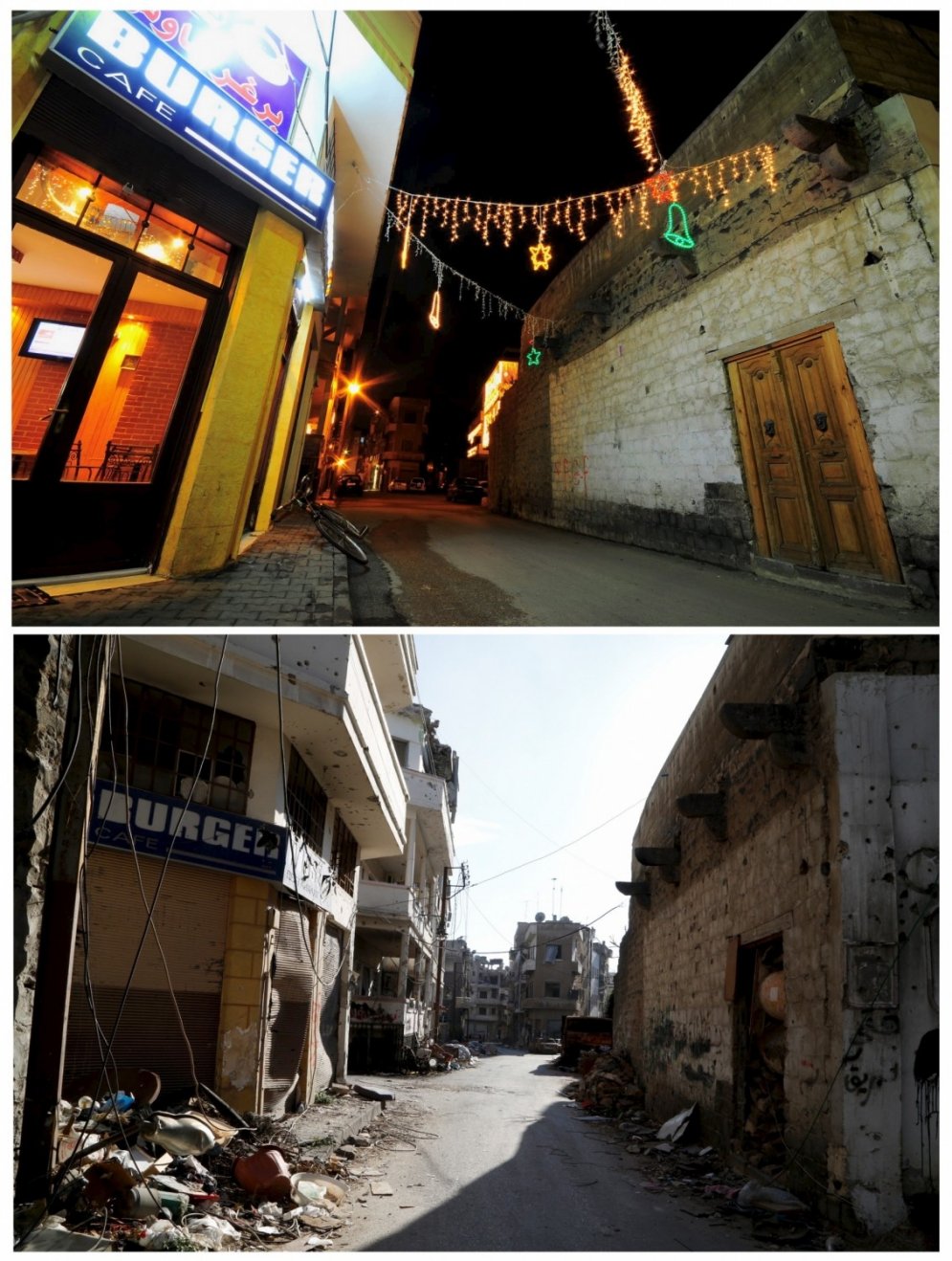 Pirms un pēc kara: Kā izskatās izpostītā Homsa