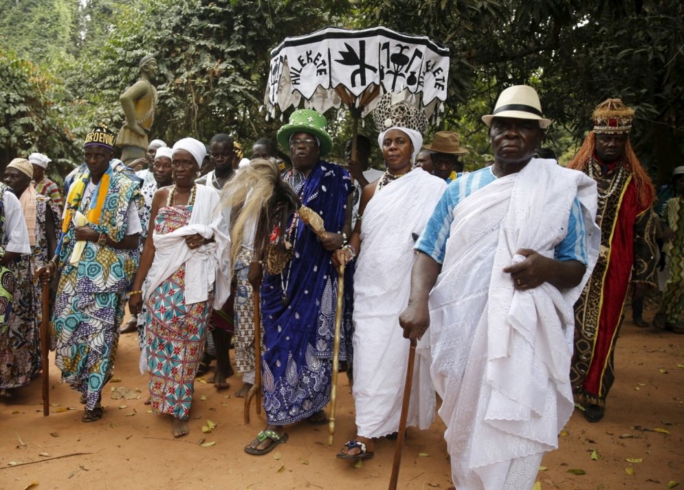 Asiņains vudū rituālu festivāls Rietumāfrikā