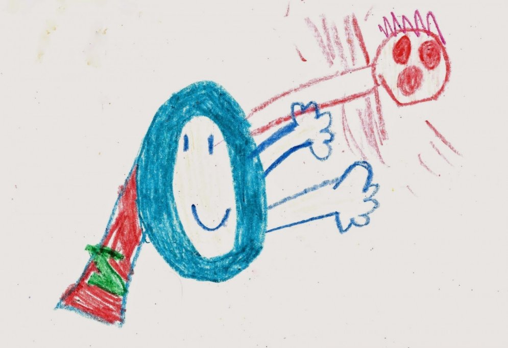 Piecus gadus vecs puisēns zīmē 80-o gadu popmūzikas hitus