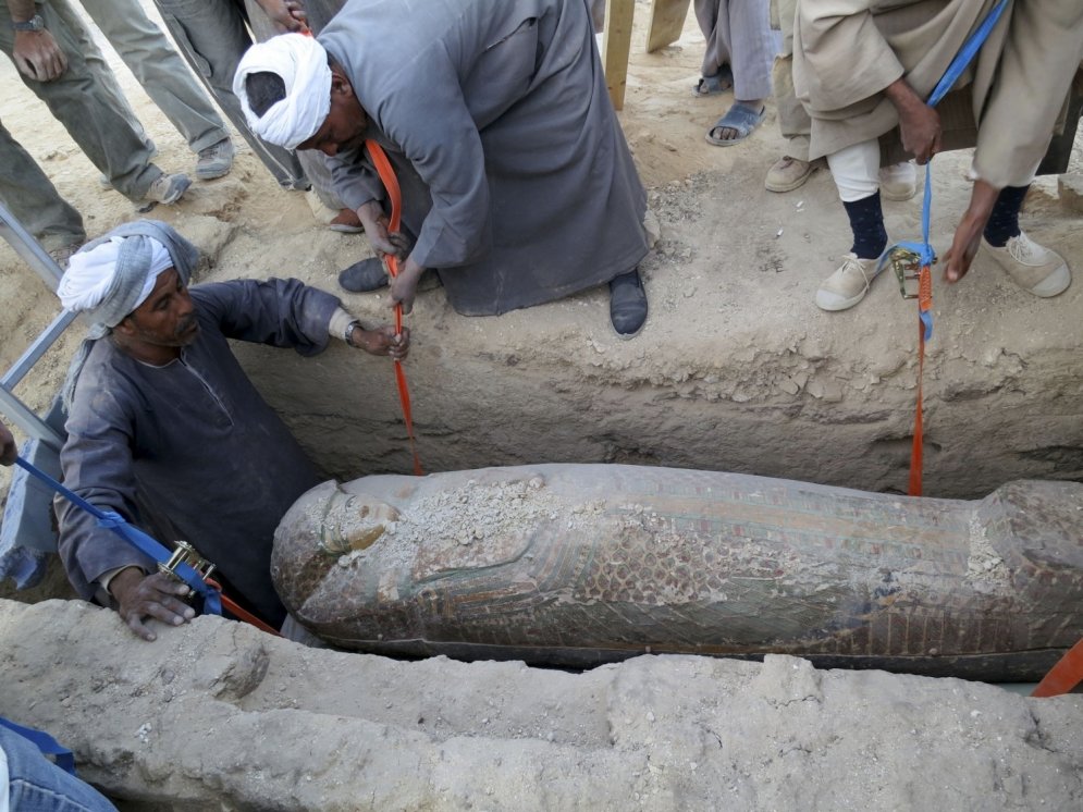 Только найденной египетской мумии 3600 лет, а как новенькая