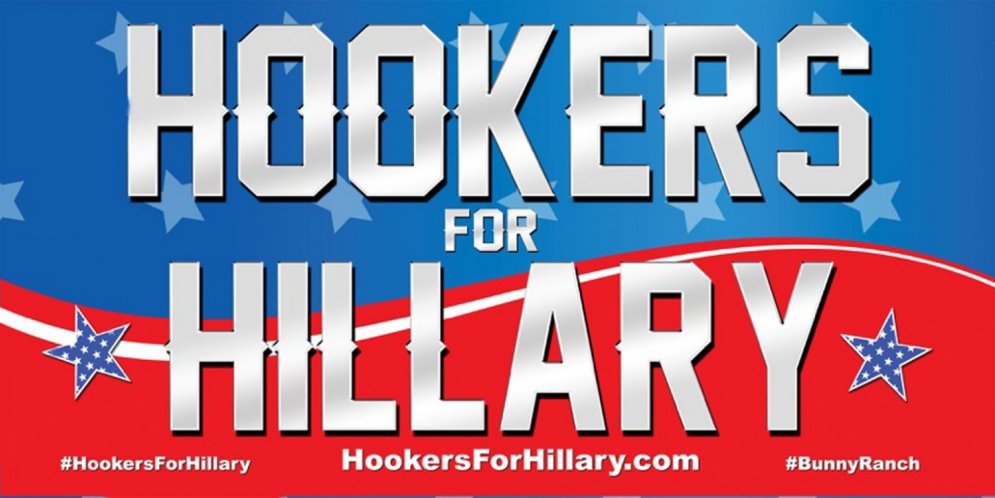 Prostitūtas iesaistās Hilarijas Klintones vēlēšanu kampaņā