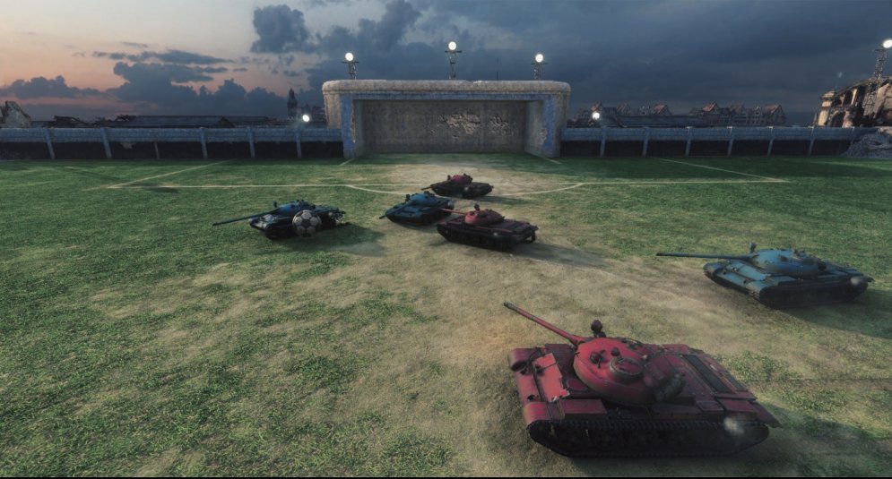 В World of Tanks можно будет сыграть в футбол на танках