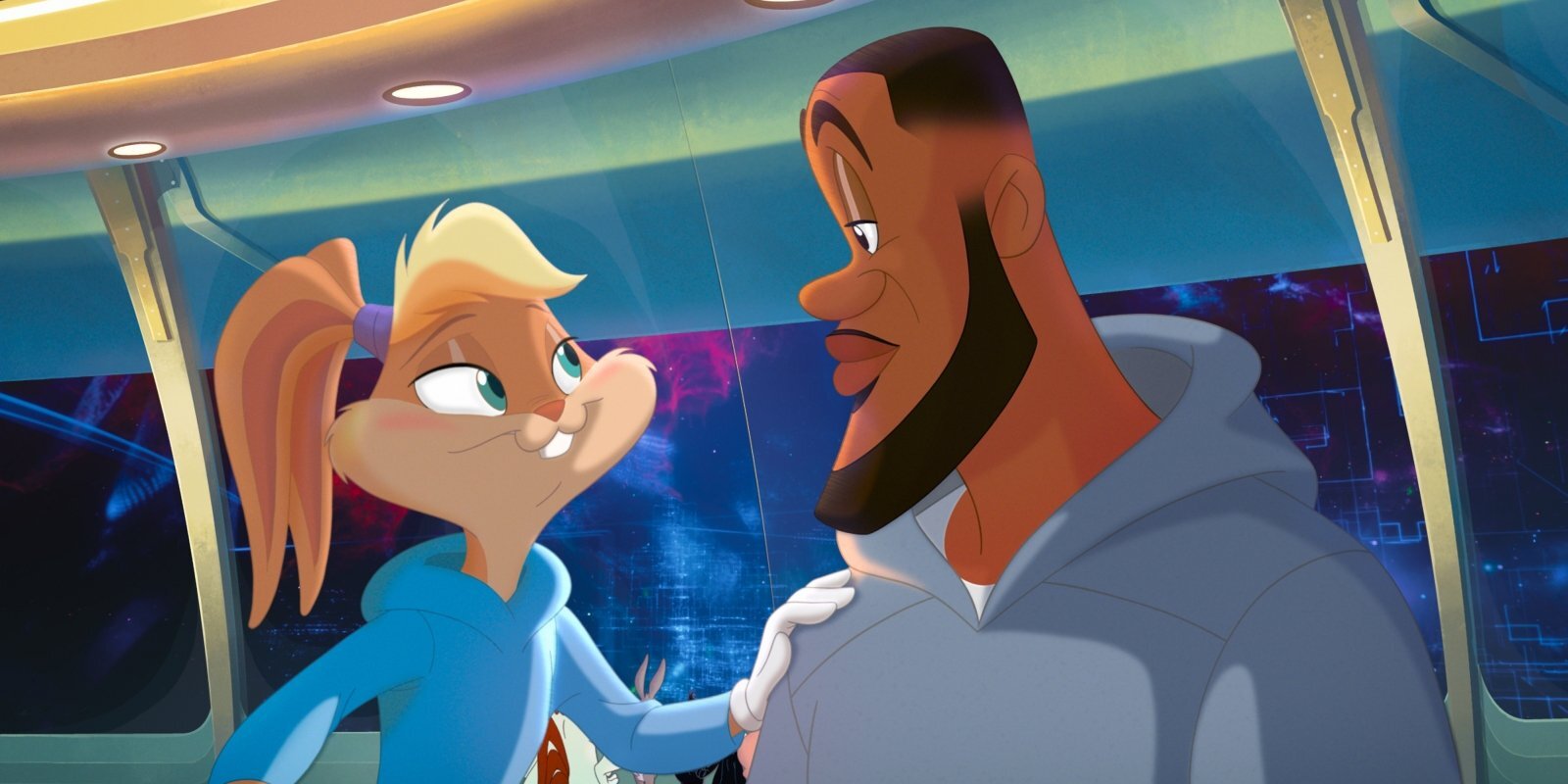 Krūšu vairs nav: fani neizpratnē par Lolas ārējā izskata izmaiņām jaunajā 'Space Jam'