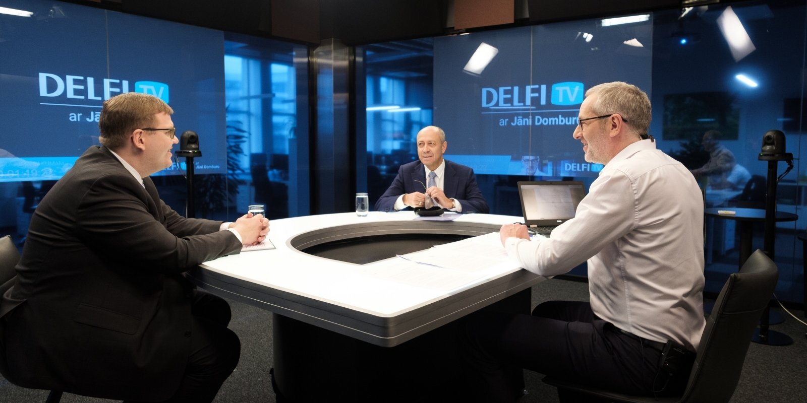 'Delfi TV ar Jāni Domburu' diskusija 'Vai Rīgas dome jāatlaiž?' Diskusijas teksts