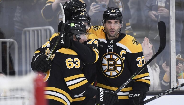 'Bruins' sasniedz jaunu NHL izcīnīto punktu rekordu