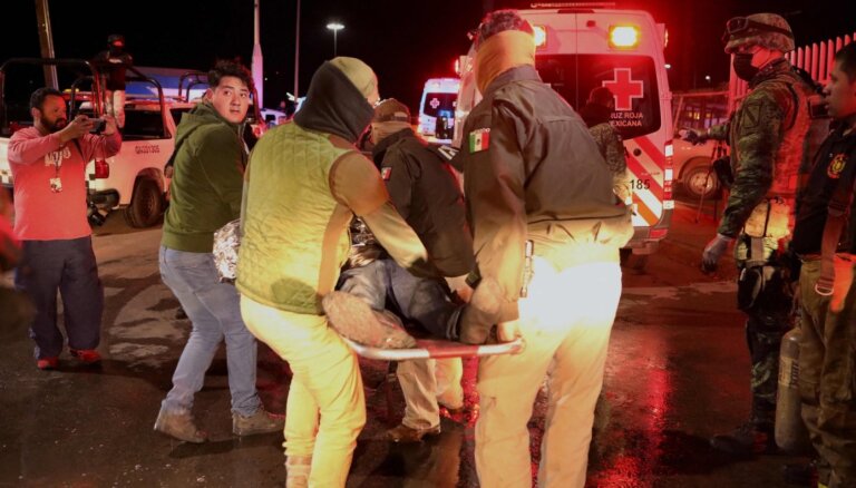 Пожар в центре для мигрантов в Мексике у границы с США: как минимум 39 погибших