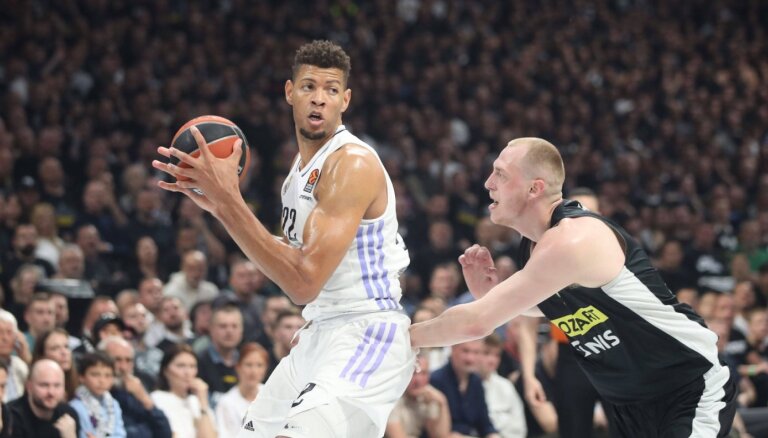 Madrides 'Real' nokaitētā atmosfērā pagarina Eirolīgas sēriju pret 'Partizan'