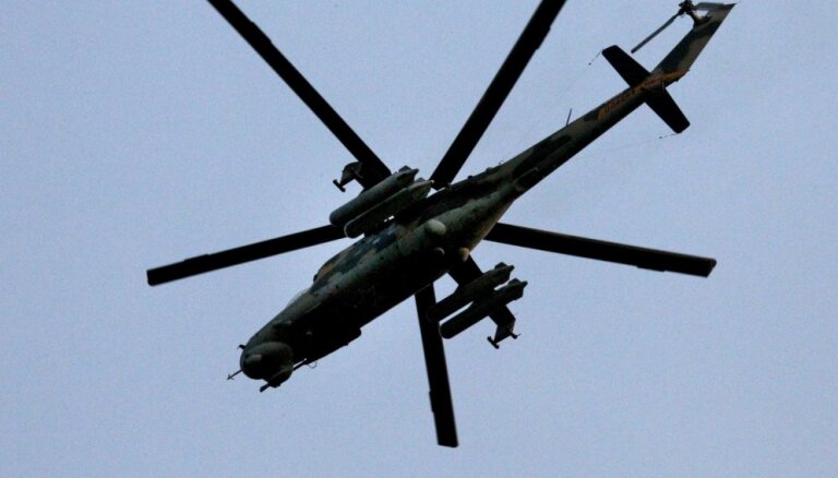 Ziemeļmaķedonija nodos Ukrainai 12 triecienhelikopterus 'Mi-24'