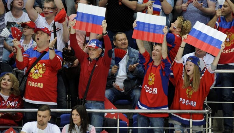Pasaules hokeja čempionātā Maskavā pērn tika plānots terorakts