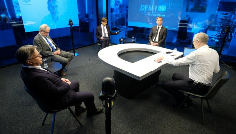 'Delfi TV ar Jāni Domburu' diskusija 'Covid-19 ierobežojumi un atvieglojumi: par un pret'. Pilns ieraksts