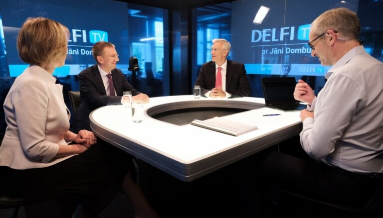 Par ko balsot? 'Delfi TV ar Jāni Domburu' atbild 'Jaunā Vienotība'