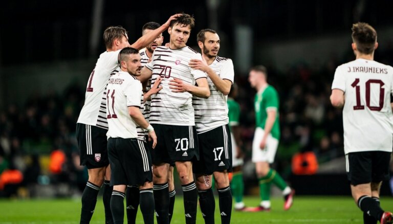 Latvijas futbola izlase jaunākajā FIFA rangā veikusi nelielu kāpumu