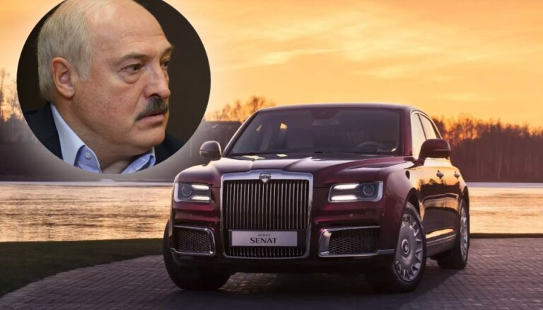 'Nebūs sliktāks par mersedesu': Lukašenko dalās iespaidos par krievu 'Aurus'