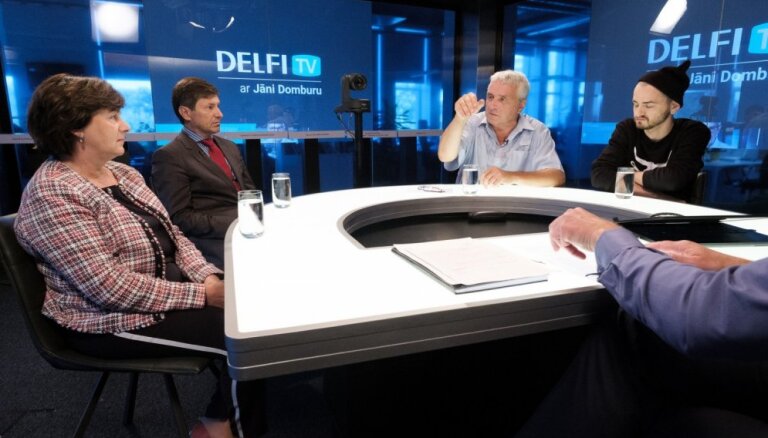 'Delfi TV ar Jāni Domburu' diskusija – ko sagaidām kultūrā, integrācijā, medijpolitikā. Pilns ieraksts