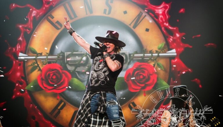 'Guns N' Roses' nākamgad ar brīvdabas šovu uzstāsies Tallinā