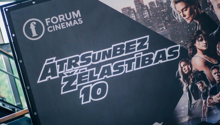 Foto: 'Forum Cinemas' aizvadīta 'Ātrs un bez žēlastības 10' pirmizrāde