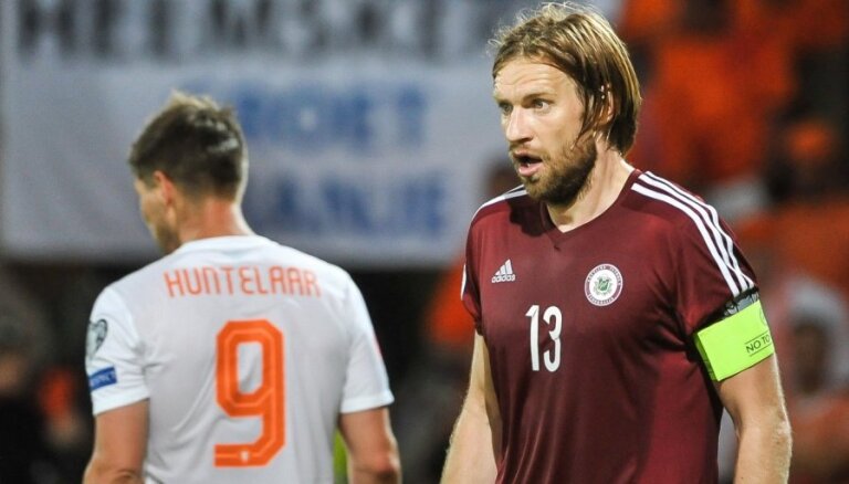 Latvijas futbola izlasei vajag savu Hārtliju, uzskata Gorkšs