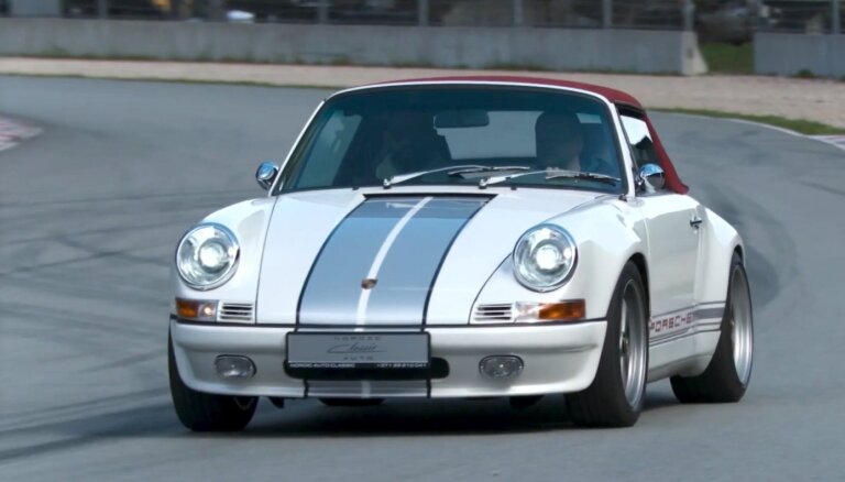 Video: Latvieši restaurē 'Porsche' kabrioletu arābu kolekcionāram