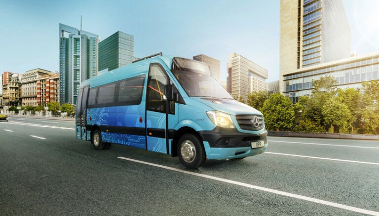 Andra Dambja radīto elektrisko mikroautobusu varēs apskatīt izstādē 'Auto 2019' Ķīpsalā